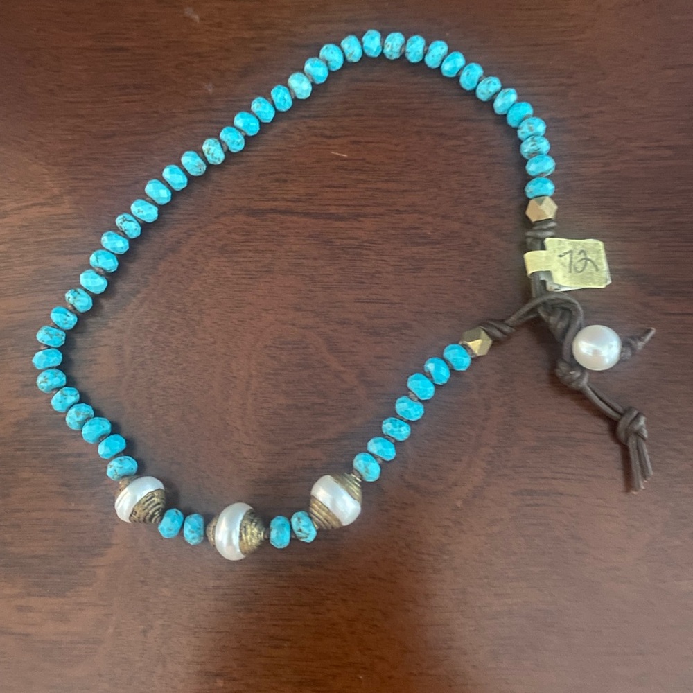 Turquoise choker/bracelet